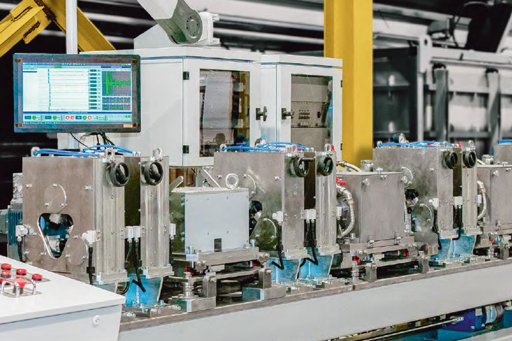 Automated Ut System Rotary Type for pipe and bar inspection